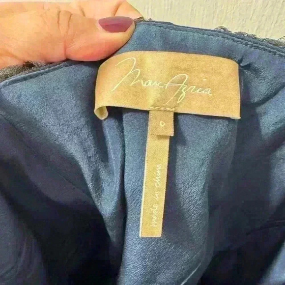 BCBG Max Zaria Taffeta Tule Cocktail Dress - Picture 4 of 5